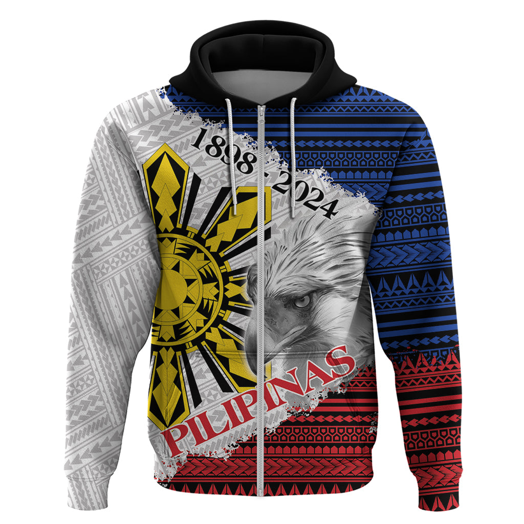 Philippines 126th Independence Day Zip Hoodie Pilipinas Hunyo 12 Maligayang Araw ng Kalayaan