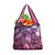 Pacific Beauty Girl Grocery Bag Pink Polyneisan Tribal Vintage Motif