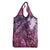 Pacific Beauty Girl Grocery Bag Pink Polyneisan Tribal Vintage Motif