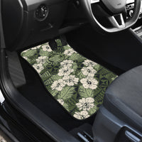 Tongan Kupesi Ngatu Hibiscus Vintage Motif Car Mats