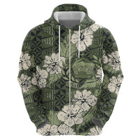 Tongan Kupesi Ngatu Hibiscus Vintage Motif Hoodie LT9 - Polynesian Pride