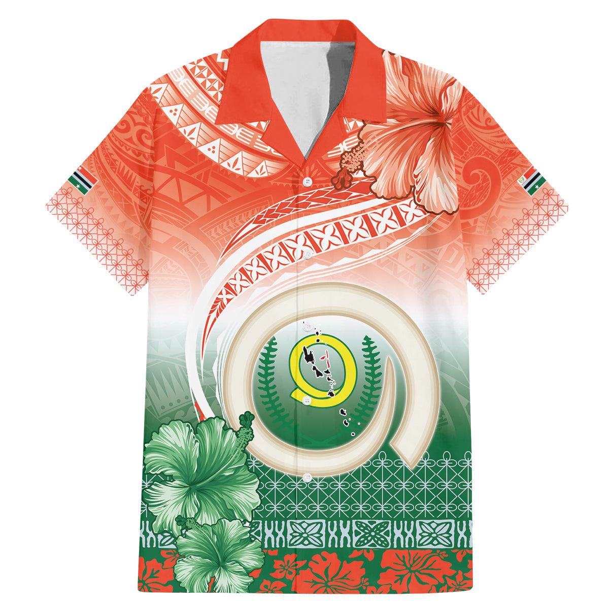 Penama Vanuatu Family Matching Mermaid Dress and Hawaiian Shirt Hibiscus Sand Drawing with Pacific Pattern