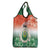Penama Vanuatu Grocery Bag Hibiscus Sand Drawing with Pacific Pattern