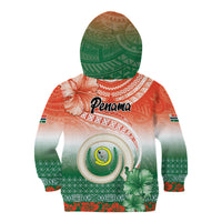 Penama Vanuatu Kid Hoodie Hibiscus Sand Drawing with Pacific Pattern LT9 - Polynesian Pride