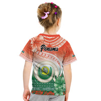 Penama Vanuatu Kid T Shirt Hibiscus Sand Drawing with Pacific Pattern