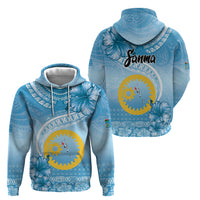 Sanma Vanuatu Hoodie Hibiscus Sand Drawing with Pacific Pattern LT9 - Polynesian Pride