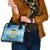 Sanma Vanuatu Shoulder Handbag Hibiscus Sand Drawing with Pacific Pattern