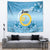 Sanma Vanuatu Tapestry Hibiscus Sand Drawing with Pacific Pattern