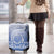 Shefa Vanuatu Luggage Cover Hibiscus Sand Drawing with Pacific Pattern