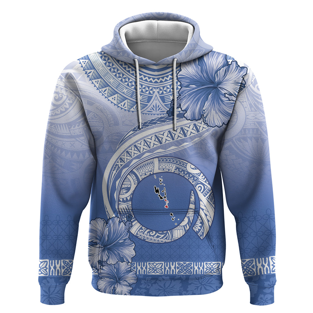 Shefa Vanuatu Zip Hoodie Hibiscus Sand Drawing with Pacific Pattern