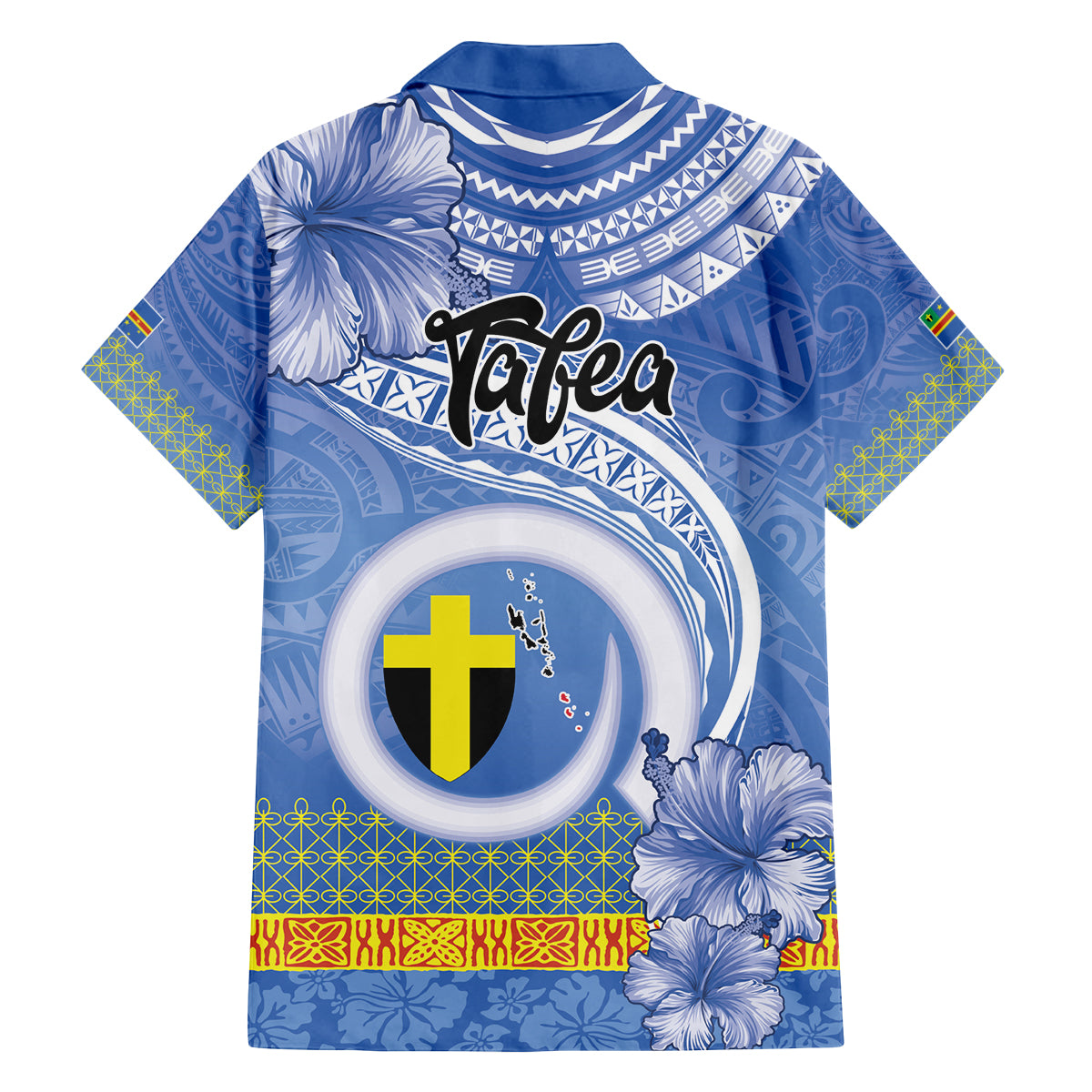 Tafea Vanuatu Family Matching Off Shoulder Short Dress and Hawaiian Shirt Hibiscus Sand Drawing with Pacific Pattern LT9 - Polynesian Pride
