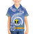 Tafea Vanuatu Kid Hawaiian Shirt Hibiscus Sand Drawing with Pacific Pattern