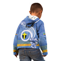 Tafea Vanuatu Kid Hoodie Hibiscus Sand Drawing with Pacific Pattern LT9 - Polynesian Pride