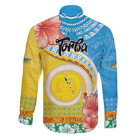 Torba Vanuatu Family Matching Off Shoulder Short Dress and Hawaiian Shirt Hibiscus Sand Drawing with Pacific Pattern LT9 - Polynesian Pride
