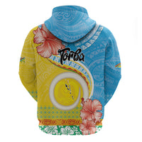 Torba Vanuatu Hoodie Hibiscus Sand Drawing with Pacific Pattern LT9 - Polynesian Pride