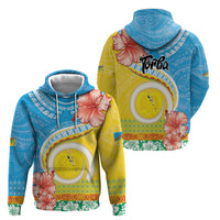 Torba Vanuatu Hoodie Hibiscus Sand Drawing with Pacific Pattern LT9 - Polynesian Pride