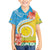 Torba Vanuatu Kid Hawaiian Shirt Hibiscus Sand Drawing with Pacific Pattern