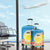 Torba Vanuatu Luggage Cover Hibiscus Sand Drawing with Pacific Pattern