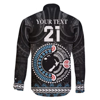 Custom Fiji and New Zealand Family Matching Mermaid Dress and Hawaiian Shirt Maori Fern Mix Tapa Tribal Unique