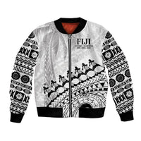 Custom Fiji Rugby Cibi Dance Bomber Jacket Create History World Cup Sevens