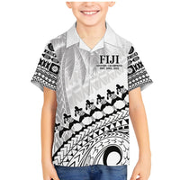 Custom Fiji Rugby Cibi Dance Family Matching Mermaid Dress and Hawaiian Shirt Create History World Cup Sevens