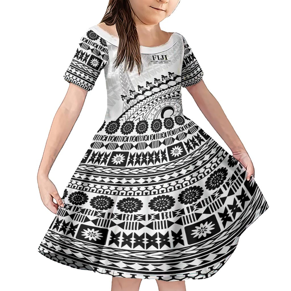 Custom Fiji Rugby Cibi Dance Family Matching Short Sleeve Bodycon Dress and Hawaiian Shirt Create History World Cup Sevens