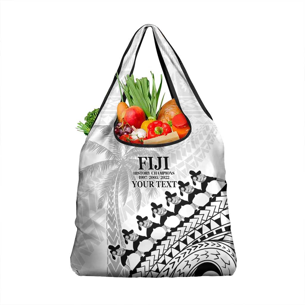 Custom Fiji Rugby Cibi Dance Grocery Bag Create History World Cup Sevens