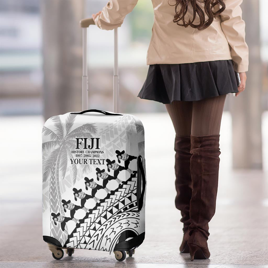 Custom Fiji Rugby Cibi Dance Luggage Cover Create History World Cup Sevens