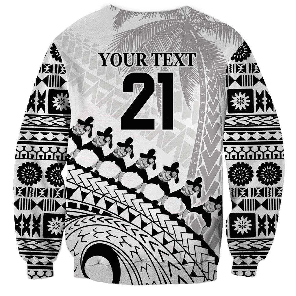 Custom Fiji Rugby Cibi Dance Sweatshirt Create History World Cup Sevens
