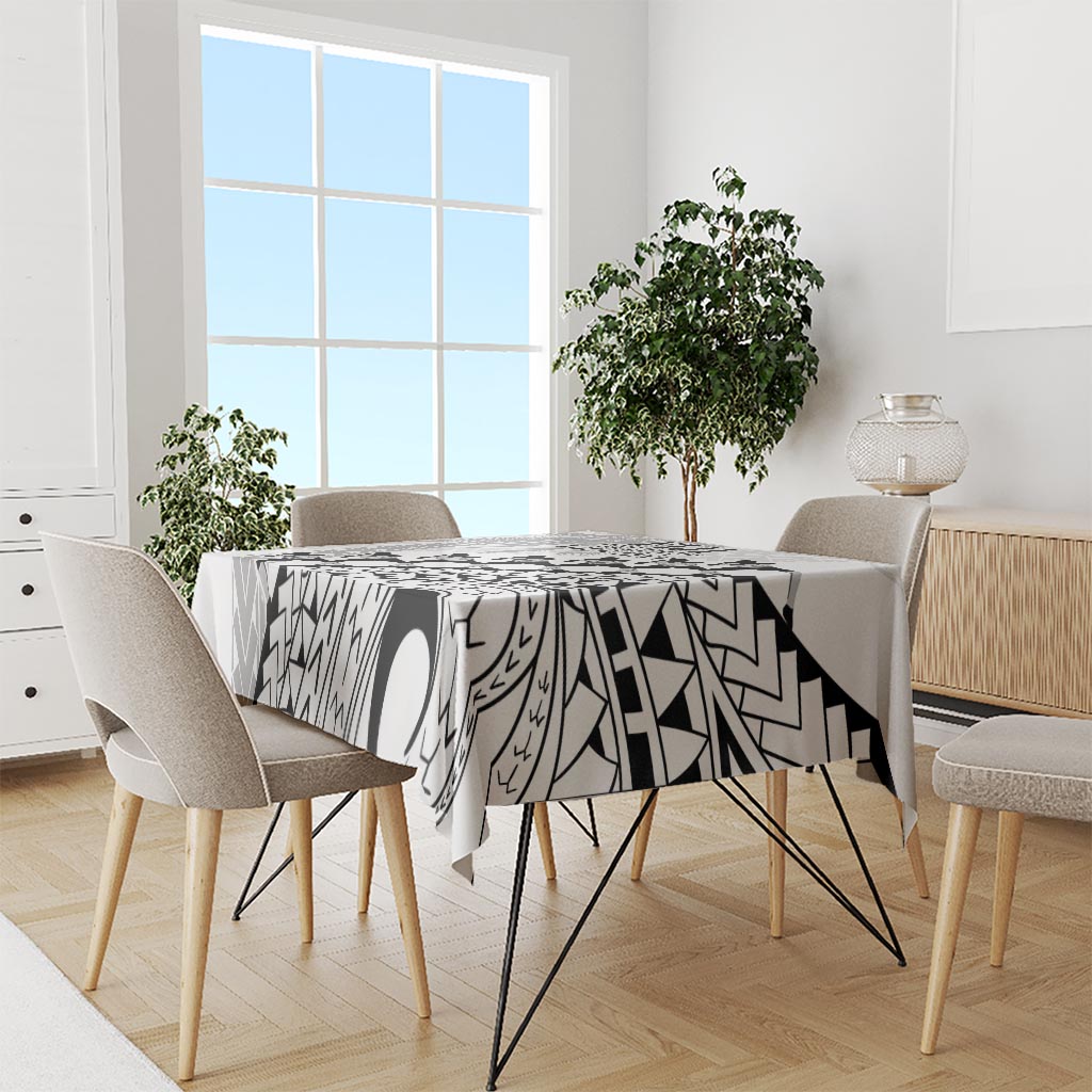 Custom Fiji Rugby Cibi Dance Tablecloth Create History World Cup Sevens