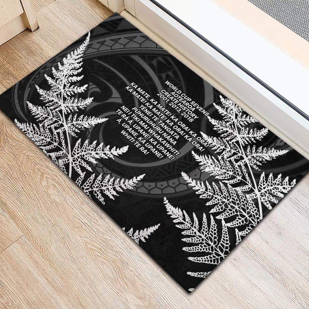 New Zealand Black Fern 7s Rubber Doormat History World Cup Sevens