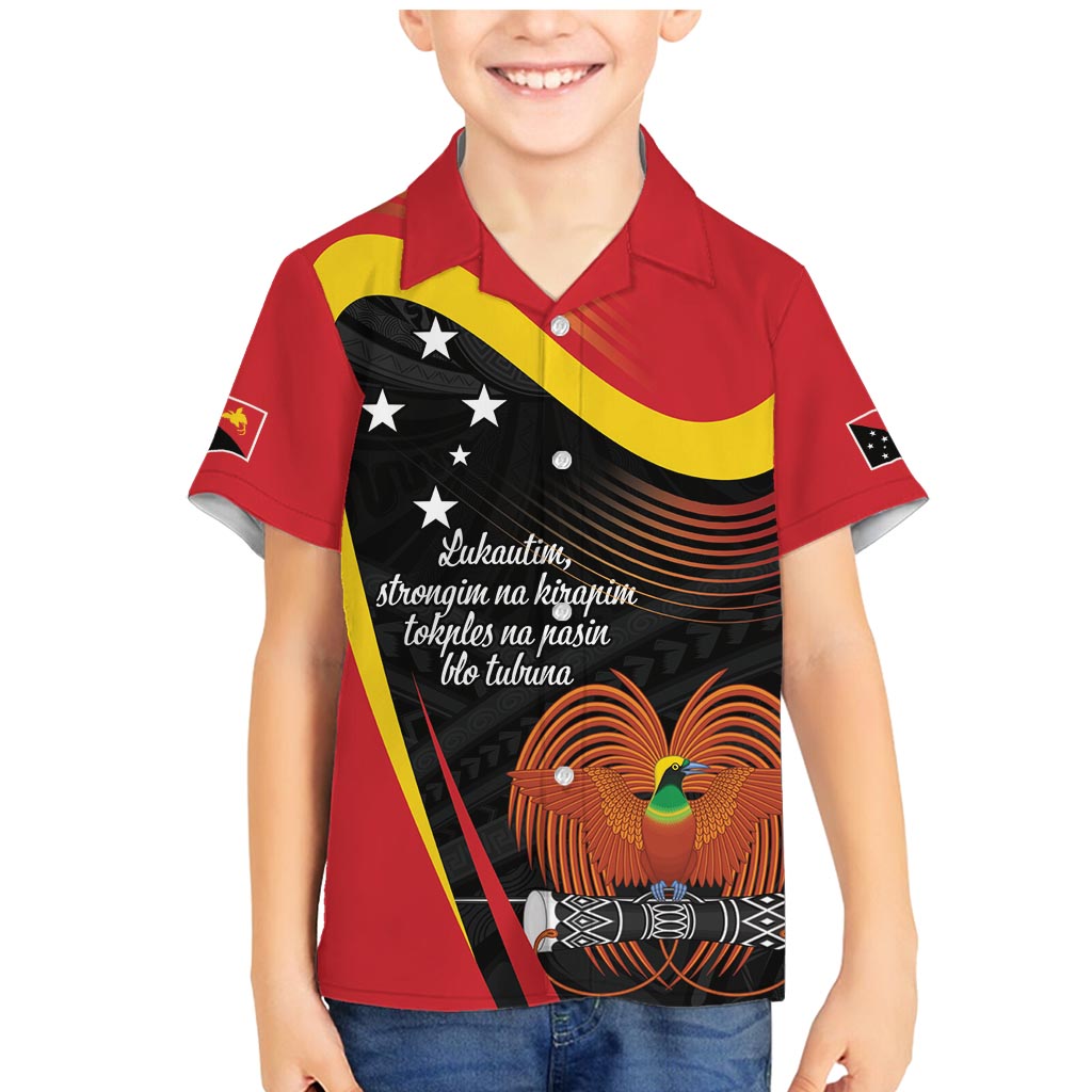 Personalised Papua Niugini Tok Pisin Wik Family Matching Mermaid Dress and Hawaiian Shirt