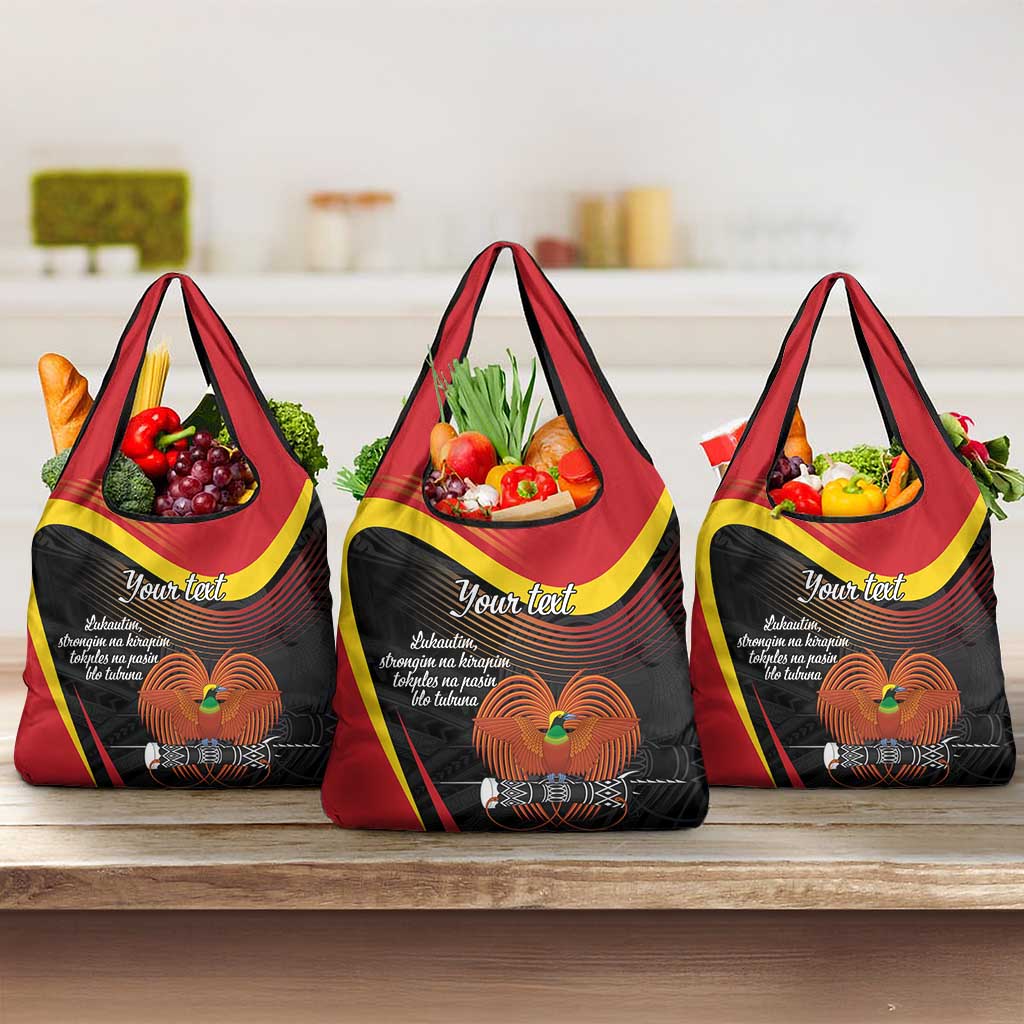 Personalised Papua Niugini Tok Pisin Wik Grocery Bag