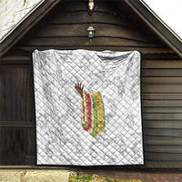 Hawaii Lei Kamehameha Quilt Ke'oke'o Seamless Pattern Hibiscus Flower