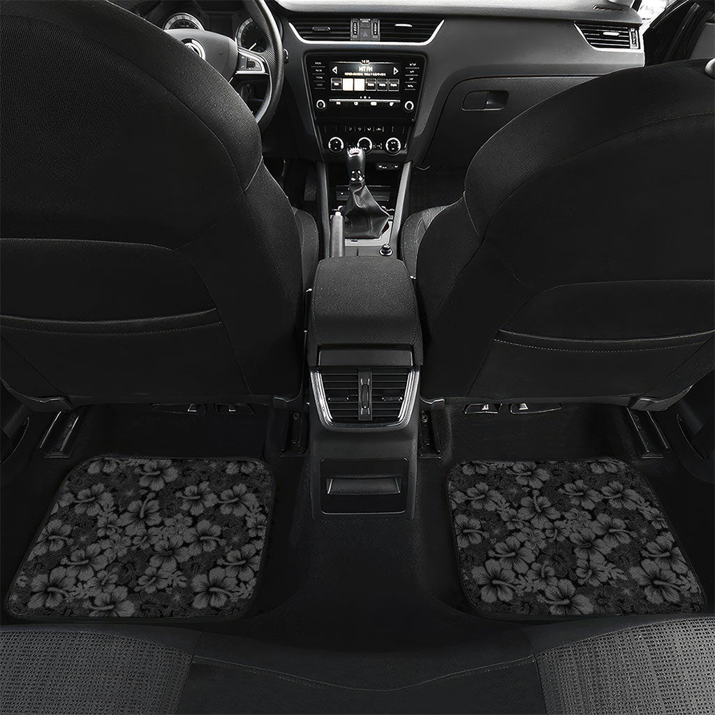 Hawaii Lei Kamehameha Car Mats Ele'ele Seamless Pattern Hibiscus Flower