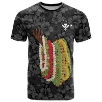 Hawaii Lei Kamehameha T Shirt Ele'ele Seamless Pattern Hibiscus Flower