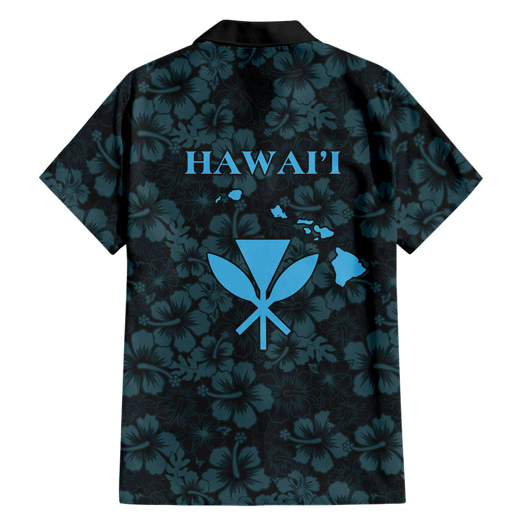 Hawaii Lei Kamehameha Hawaiian Shirt Uliuli Seamless Pattern Hibiscus Flower