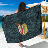 Hawaii Lei Kamehameha Sarong Uliuli Seamless Pattern Hibiscus Flower