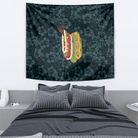 Hawaii Lei Kamehameha Tapestry Uliuli Seamless Pattern Hibiscus Flower