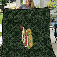 Hawaii Lei Kamehameha Quilt Oma'oma'o Seamless Pattern Hibiscus Flower