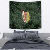 Hawaii Lei Kamehameha Tapestry Oma'oma'o Seamless Pattern Hibiscus Flower