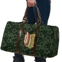 Hawaii Lei Kamehameha Travel Bag Oma'oma'o Seamless Pattern Hibiscus Flower LT9 - Polynesian Pride