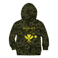 Hawaii Lei Kamehameha Kid Hoodie Melemele Seamless Pattern Hibiscus Flower