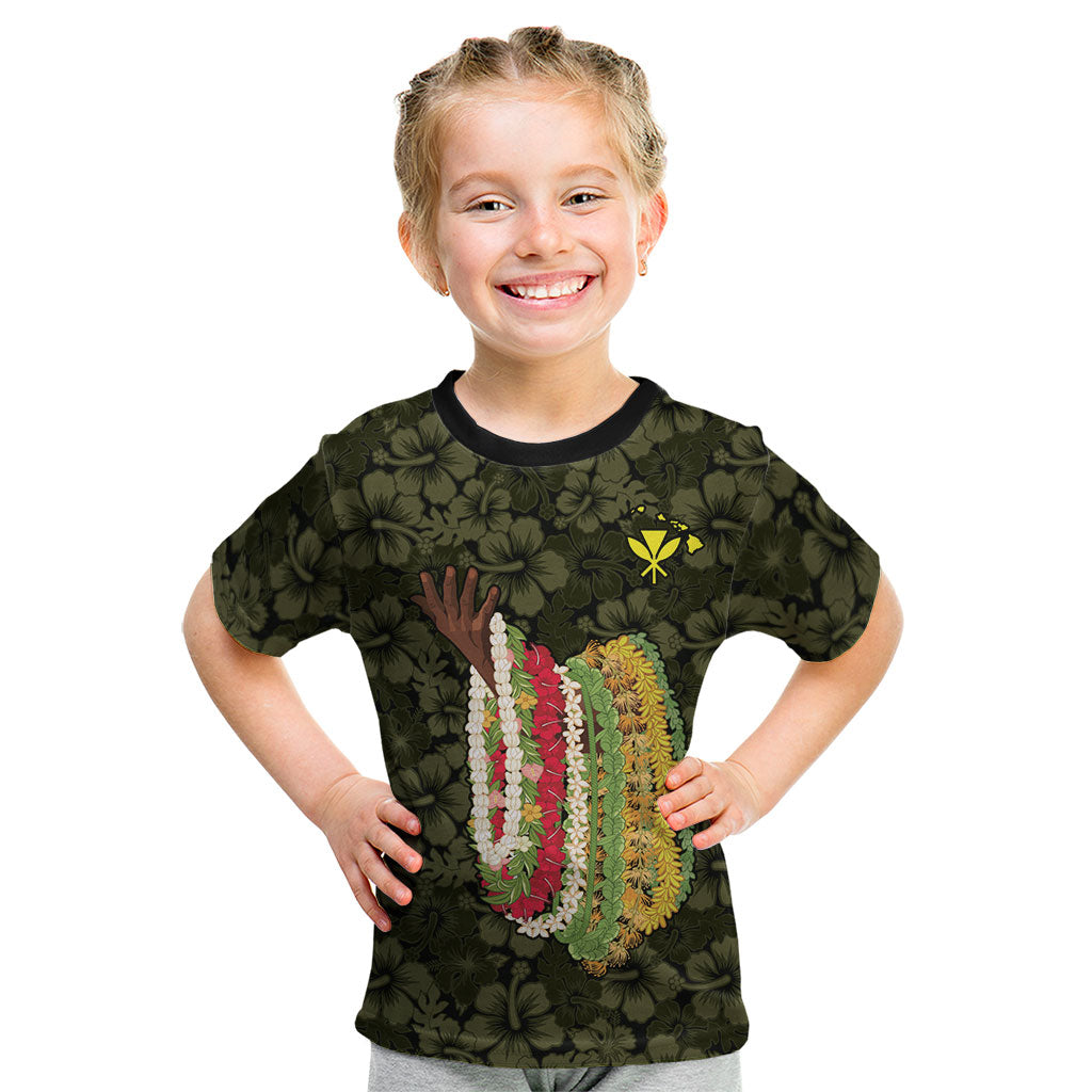 Hawaii Lei Kamehameha Kid T Shirt Melemele Seamless Pattern Hibiscus Flower