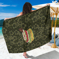 Hawaii Lei Kamehameha Sarong Melemele Seamless Pattern Hibiscus Flower