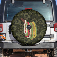 Hawaii Lei Kamehameha Spare Tire Cover Melemele Seamless Pattern Hibiscus Flower