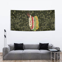 Hawaii Lei Kamehameha Tapestry Melemele Seamless Pattern Hibiscus Flower