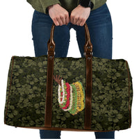 Hawaii Lei Kamehameha Travel Bag Melemele Seamless Pattern Hibiscus Flower LT9 Yellow - Polynesian Pride