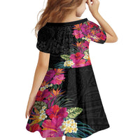 Hafa Adai Guam Family Matching Summer Maxi Dress and Hawaiian Shirt Tropical Flowers Colorful Vibes