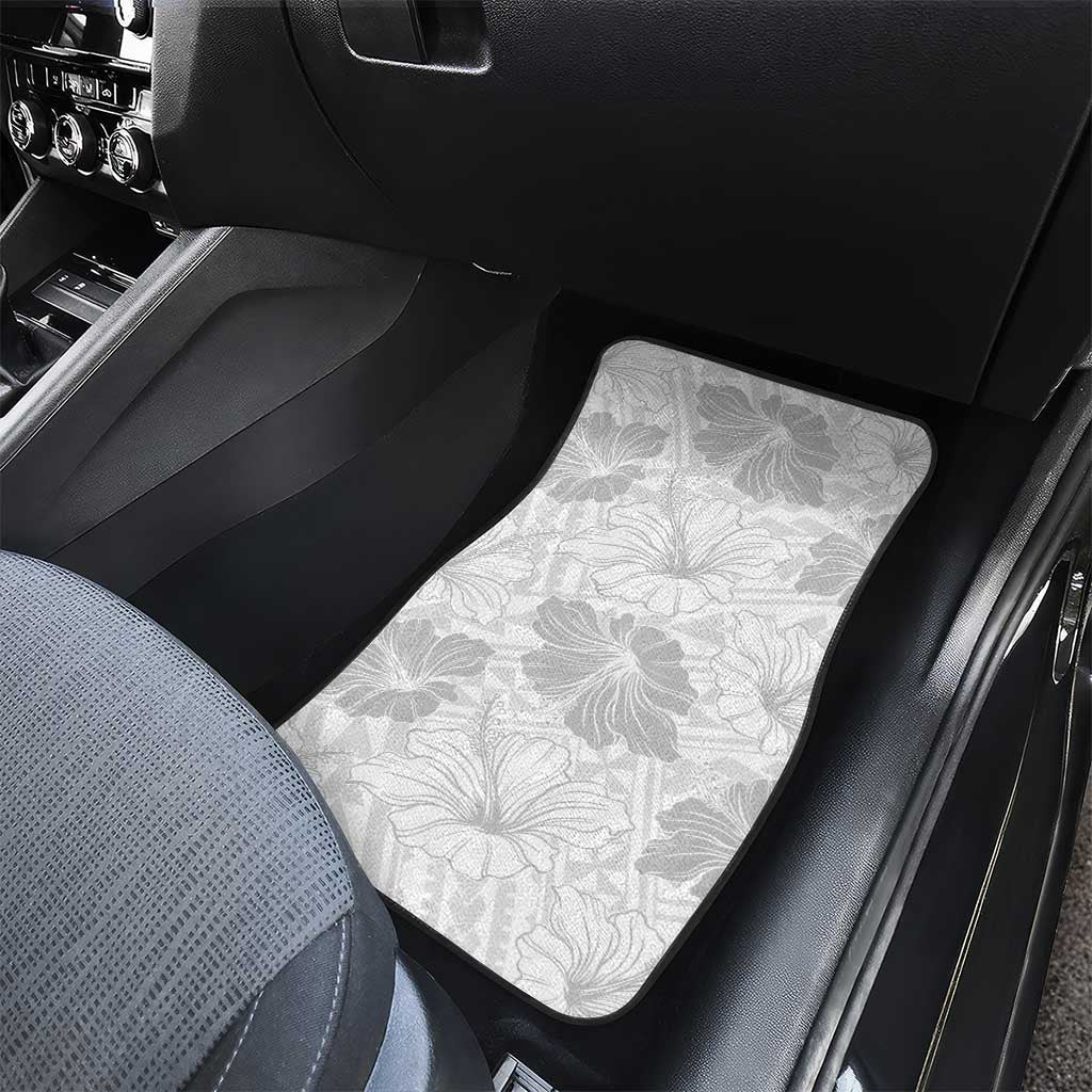 Samoa Lotu Tamaiti Car Mats White Sun Day Beauty Hibiscus Ver01